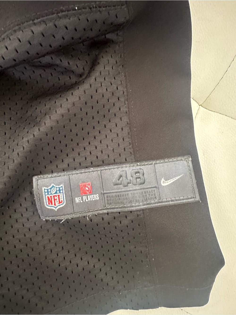 NFL Kids Black Jersey with White #89 - Picture 3 of 4